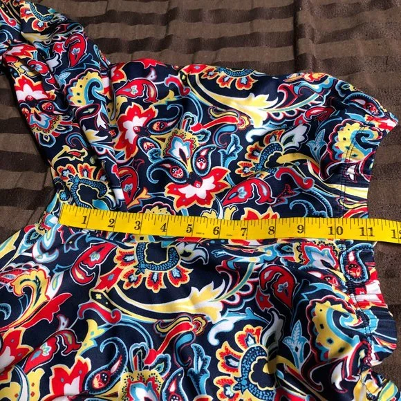 Travel Elements Pull On Floral Palazzo Pants-Sz S - Picture 6 of 7